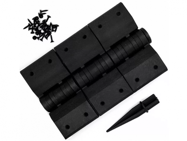 Угол шарнирный, стыковочный элемент 300х30мм Полипропилен