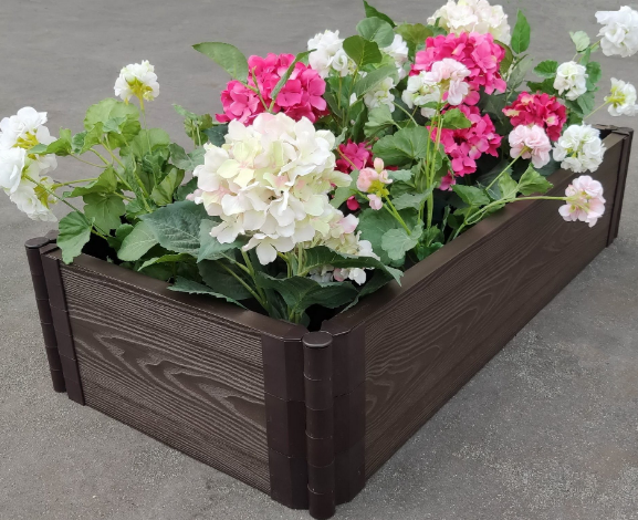 Высокие грядки из ДПК 3-D 300х30мм.темно коричневые